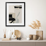 Shop Neutrals Art Print-Abstract, Black, Dan Hobday, Neutrals, Portrait, Rectangle, View All-framed painted poster wall decor artwork
