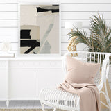 Shop Neutrals Art Print-Abstract, Black, Dan Hobday, Neutrals, Portrait, Rectangle, View All-framed painted poster wall decor artwork