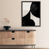 Shop Night Set 1 Canvas Art Print-Abstract, Black, Dan Hobday, Portrait, Rectangle, View All-framed wall decor artwork