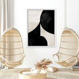 Shop Night Set 1 Canvas Art Print-Abstract, Black, Dan Hobday, Portrait, Rectangle, View All-framed wall decor artwork