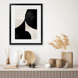 Shop Night Set 1 Art Print-Abstract, Black, Dan Hobday, Portrait, Rectangle, View All-framed painted poster wall decor artwork