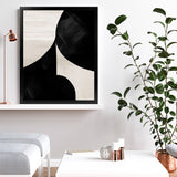 Shop Night Set 1 Art Print-Abstract, Black, Dan Hobday, Portrait, Rectangle, View All-framed painted poster wall decor artwork