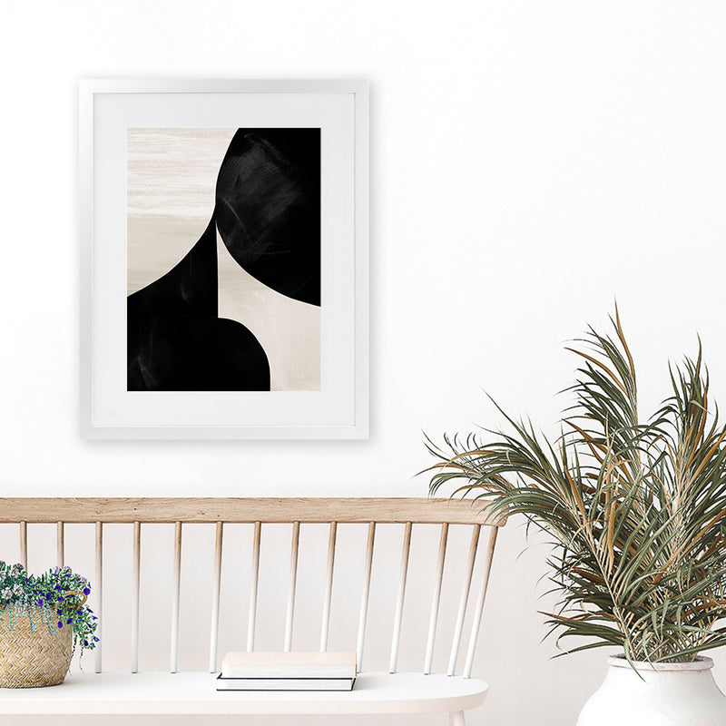 Shop Night Set 1 Art Print-Abstract, Black, Dan Hobday, Portrait, Rectangle, View All-framed painted poster wall decor artwork