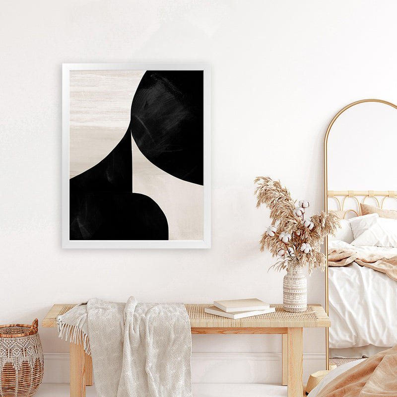 Shop Night Set 1 Art Print-Abstract, Black, Dan Hobday, Portrait, Rectangle, View All-framed painted poster wall decor artwork