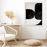 Shop Night Set 2 Canvas Art Print-Abstract, Black, Dan Hobday, Portrait, Rectangle, View All-framed wall decor artwork