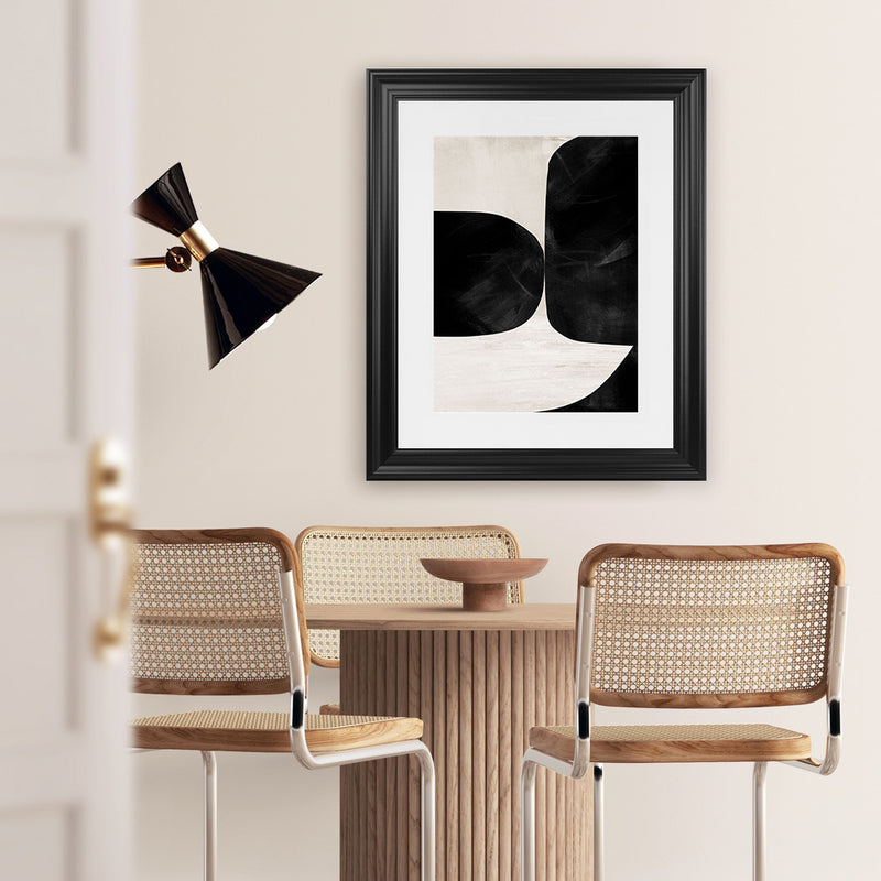 Shop Night Set 2 Art Print-Abstract, Black, Dan Hobday, Portrait, Rectangle, View All-framed painted poster wall decor artwork