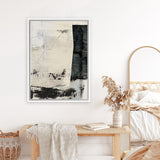 Shop Out Of Time Canvas Art Print-Abstract, Black, Dan Hobday, Neutrals, Portrait, Rectangle, View All-framed wall decor artwork