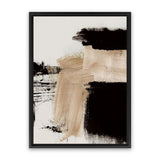 Shop Path Canvas Art Print-Abstract, Black, Brown, Dan Hobday, Portrait, Rectangle, View All-framed wall decor artwork