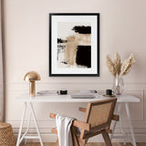 Shop Path Art Print-Abstract, Black, Brown, Dan Hobday, Portrait, Rectangle, View All-framed painted poster wall decor artwork