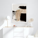 Shop Path Art Print-Abstract, Black, Brown, Dan Hobday, Portrait, Rectangle, View All-framed painted poster wall decor artwork