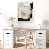 Shop Ragstone Art Print-Abstract, Dan Hobday, Neutrals, Portrait, Rectangle, View All-framed painted poster wall decor artwork