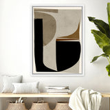 Shop Remix Canvas Art Print-Abstract, Black, Brown, Dan Hobday, Portrait, Rectangle, View All-framed wall decor artwork