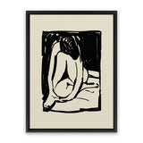 Shop Rest Canvas Art Print-Abstract, Black, Dan Hobday, Neutrals, Portrait, Rectangle, View All-framed wall decor artwork