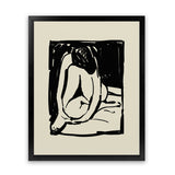 Shop Rest Art Print-Abstract, Black, Dan Hobday, Neutrals, Portrait, Rectangle, View All-framed painted poster wall decor artwork