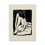 Shop Rest Canvas Art Print-Abstract, Black, Dan Hobday, Neutrals, Portrait, Rectangle, View All-framed wall decor artwork