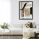 Shop Sentiment Canvas Art Print-Abstract, Brown, Dan Hobday, Portrait, Rectangle, View All-framed wall decor artwork