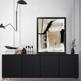 Shop Sentiment Art Print-Abstract, Brown, Dan Hobday, Portrait, Rectangle, View All-framed painted poster wall decor artwork