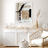 Shop Sentiment Art Print-Abstract, Brown, Dan Hobday, Portrait, Rectangle, View All-framed painted poster wall decor artwork