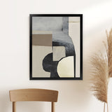 Shop Shades Art Print-Abstract, Black, Brown, Dan Hobday, Portrait, Rectangle, View All-framed painted poster wall decor artwork