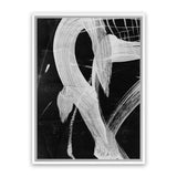 Shop Sinking Canvas Art Print-Abstract, Black, Dan Hobday, Portrait, Rectangle, View All-framed wall decor artwork