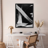 Shop Sinking 2 Canvas Art Print-Abstract, Black, Dan Hobday, Portrait, Rectangle, View All-framed wall decor artwork