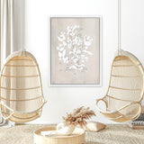 Shop Soft Bloom Canvas Art Print-Abstract, Dan Hobday, Neutrals, Portrait, Rectangle, View All-framed wall decor artwork