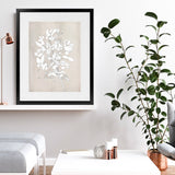 Shop Soft Bloom Art Print-Abstract, Dan Hobday, Neutrals, Portrait, Rectangle, View All-framed painted poster wall decor artwork