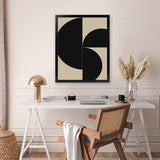 Shop Someone Art Print-Abstract, Black, Brown, Dan Hobday, Portrait, Rectangle, View All-framed painted poster wall decor artwork