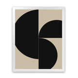 Shop Someone Art Print-Abstract, Black, Brown, Dan Hobday, Portrait, Rectangle, View All-framed painted poster wall decor artwork