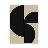 Shop Someone Canvas Art Print-Abstract, Black, Brown, Dan Hobday, Portrait, Rectangle, View All-framed wall decor artwork