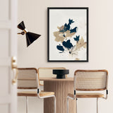 Shop Summer View 1 Canvas Art Print-Abstract, Blue, Brown, Dan Hobday, Portrait, Rectangle, View All-framed wall decor artwork