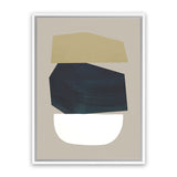 Shop Toned Canvas Art Print-Abstract, Blue, Brown, Dan Hobday, Portrait, Rectangle, View All-framed wall decor artwork