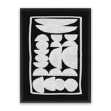 Shop Treasury Canvas Art Print-Abstract, Black, Dan Hobday, Portrait, Rectangle, View All, White-framed wall decor artwork