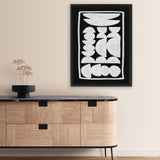 Shop Treasury Canvas Art Print-Abstract, Black, Dan Hobday, Portrait, Rectangle, View All, White-framed wall decor artwork