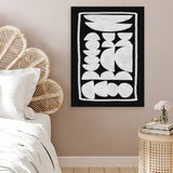 Shop Treasury Canvas Art Print-Abstract, Black, Dan Hobday, Portrait, Rectangle, View All, White-framed wall decor artwork