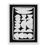 Shop Treasury Canvas Art Print-Abstract, Black, Dan Hobday, Portrait, Rectangle, View All, White-framed wall decor artwork