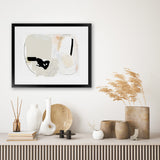 Shop Apart Art Print-Abstract, Dan Hobday, Horizontal, Neutrals, Rectangle, View All-framed painted poster wall decor artwork