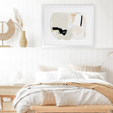 Shop Apart Art Print-Abstract, Dan Hobday, Horizontal, Neutrals, Rectangle, View All-framed painted poster wall decor artwork