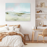 Shop Breathe In Canvas Art Print-Abstract, Blue, Dan Hobday, Green, Horizontal, Landscape, Rectangle, View All-framed wall decor artwork