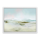 Shop Breathe In Canvas Art Print-Abstract, Blue, Dan Hobday, Green, Horizontal, Landscape, Rectangle, View All-framed wall decor artwork