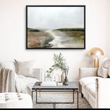 Shop Crystal River Canvas Art Print-Abstract, Brown, Dan Hobday, Green, Horizontal, Landscape, Rectangle, View All-framed wall decor artwork