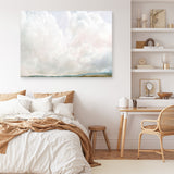 Shop Cumulus Canvas Art Print-Abstract, Dan Hobday, Horizontal, Landscape, Rectangle, View All, White-framed wall decor artwork