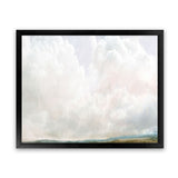 Shop Cumulus Art Print-Abstract, Dan Hobday, Horizontal, Landscape, Rectangle, View All, White-framed painted poster wall decor artwork