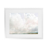 Shop Cumulus Art Print-Abstract, Dan Hobday, Horizontal, Landscape, Rectangle, View All, White-framed painted poster wall decor artwork