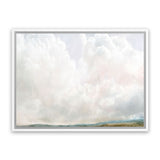 Shop Cumulus Canvas Art Print-Abstract, Dan Hobday, Horizontal, Landscape, Rectangle, View All, White-framed wall decor artwork