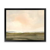 Shop Estuary Dream Art Print-Abstract, Dan Hobday, Horizontal, Rectangle, View All, Yellow-framed painted poster wall decor artwork