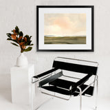 Shop Estuary Dream Art Print-Abstract, Dan Hobday, Horizontal, Rectangle, View All, Yellow-framed painted poster wall decor artwork