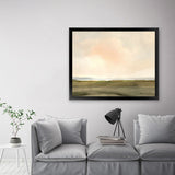Shop Estuary Dream Art Print-Abstract, Dan Hobday, Horizontal, Rectangle, View All, Yellow-framed painted poster wall decor artwork