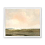 Shop Estuary Dream Art Print-Abstract, Dan Hobday, Horizontal, Rectangle, View All, Yellow-framed painted poster wall decor artwork