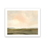 Shop Estuary Dream Art Print-Abstract, Dan Hobday, Horizontal, Rectangle, View All, Yellow-framed painted poster wall decor artwork